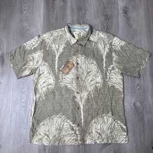 Tommy Bahama Silk Button Up Shirt Mens Size Large Floral Multicolor NWT